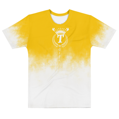 Men's t-shirt Yellow/White