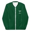 Men's Bomber Jacket Forest Green/White