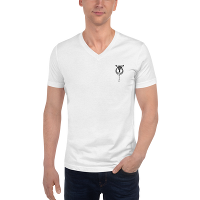 V-Neck T-Shirt Black Logo